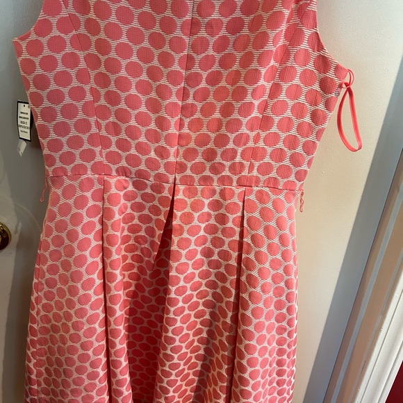 Nine West pink and white midi dress - Picture 2 of 4